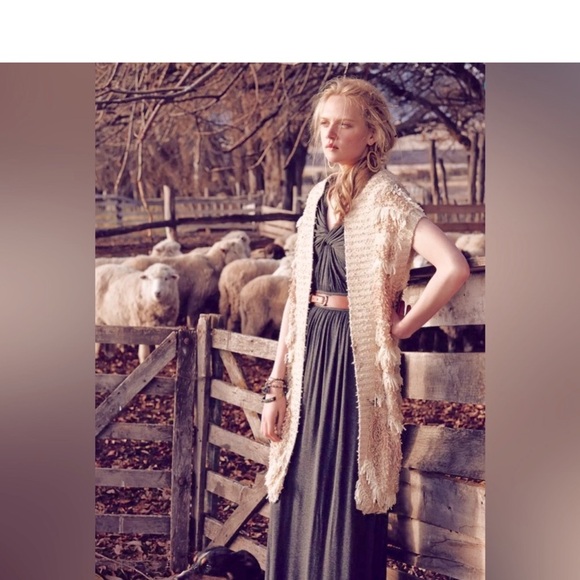 Bailey 44 Dark Gray Knot Front Maxi Dress with Left Front Slit - Picture 7 of 7